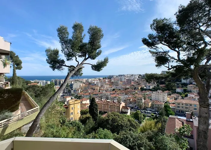 Nice, Grand Studio - Piscine - Terrasse Vue Mer