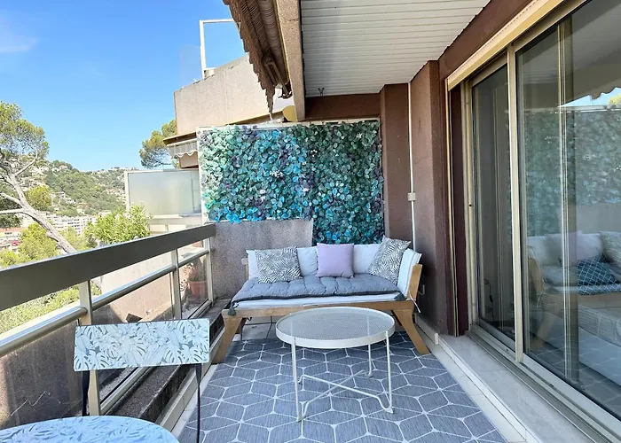 Nice, Grand Studio - Piscine - Terrasse Vue Mer شقة