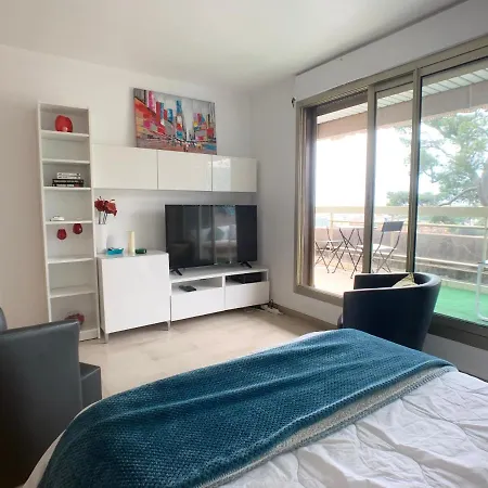 Daire Nice, Grand Studio - Piscine - Terrasse Vue Mer Nice